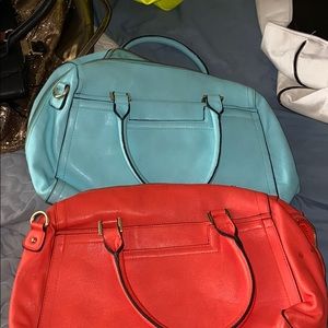 Two merona bags (Tiffany blue and peach)